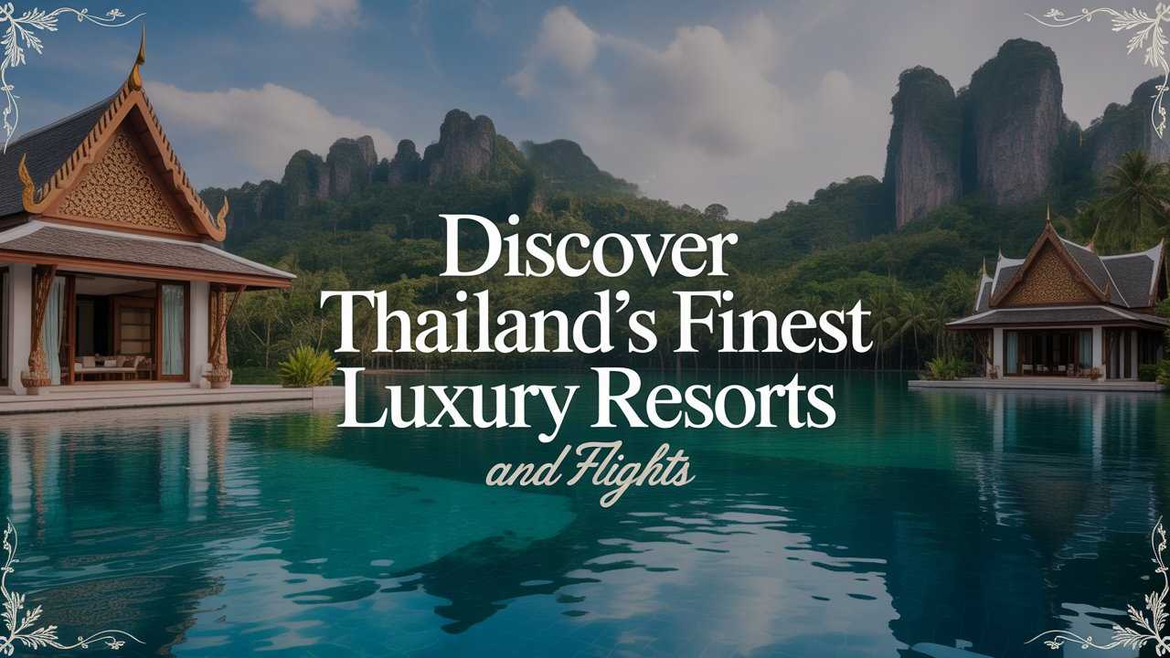  Discover Thailand’s Finest Luxury Resorts and Flights 