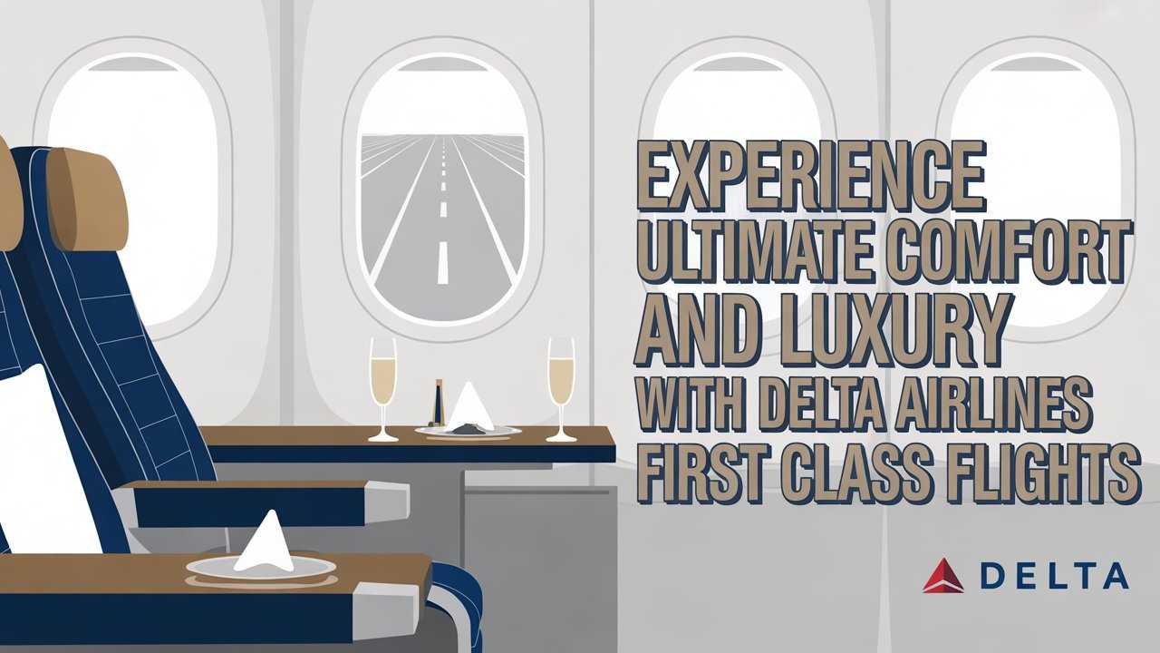  Experience Ultimate Comfort and Luxury with Delta Airlines First Class Flights 