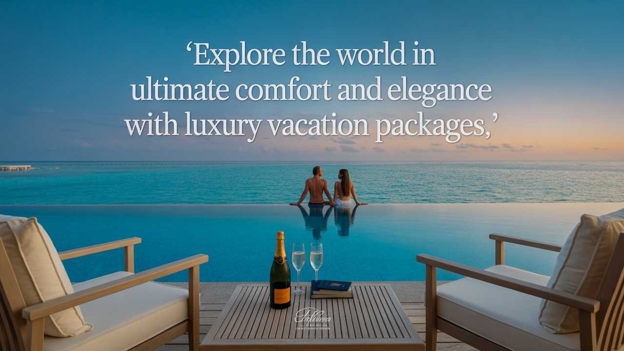 Explore the World in Ultimate Comfort and Elegance with Luxury Vacation Packages