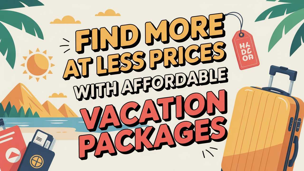 Find More at Less Prices with Affordable Vacation Packages