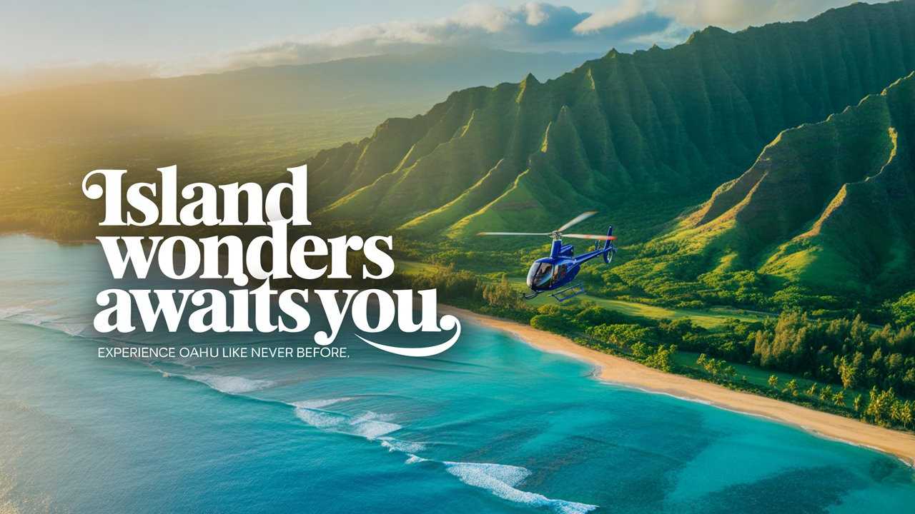 Island Wonders Awaits You on an Oahu Helicopter Tour