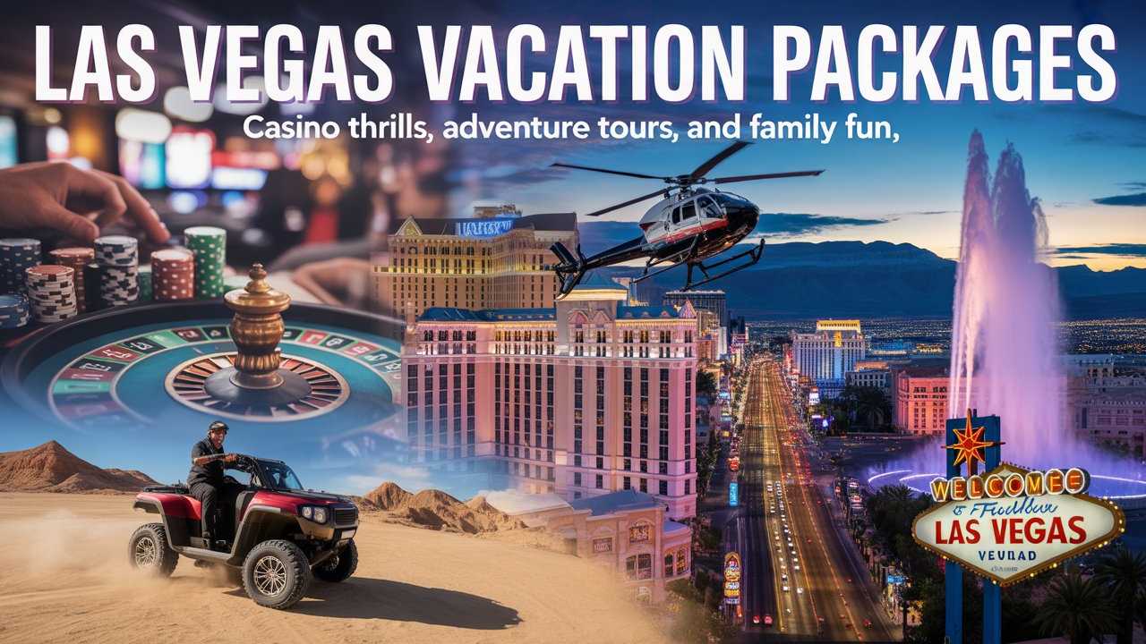 Las Vegas Vacation Packages for Casino Thrills, Adventure Tours, and Family Fun